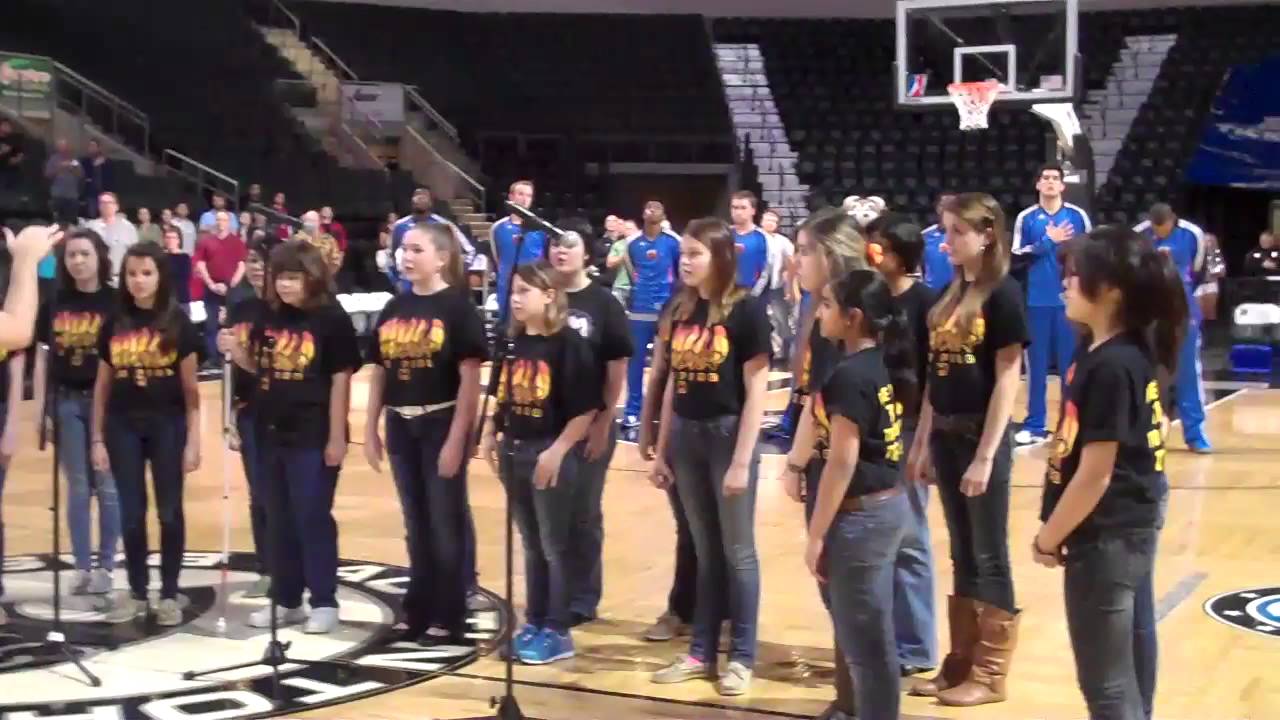 Cedar Valley Middle School Choir Performs The National Anthem At Our Cedar Valley Middle School Choir Performs The National Anthem At Our