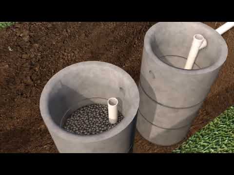 Септик из бетонных колец: весь процесс монтажа