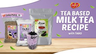 Teabased: Taro Milk Tea Recipe | inJoy Philippines 