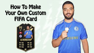 How To Make Your Own Custom FIFA CARD screenshot 5