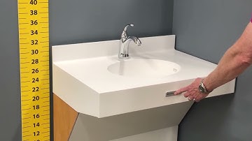 Adjust-a-Sink adjustable height bathroom sink