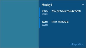 How to View and Add Calendar Events from the Windows 10 Taskbar