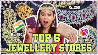 TOP 5 JEWELLERY STORES On Instagram INDIA | Festival & Wedding Design @ Rs.250 | ThatQuirkyMiss screenshot 5