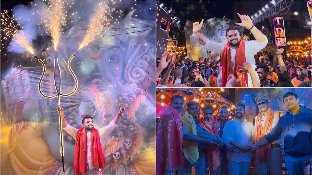 DHARMA SENA ASSOCIATION Ganesh Aagman 2025 Kavadiguda Gandhi Nagar Ka Raja Ganesh Aagman 2025 