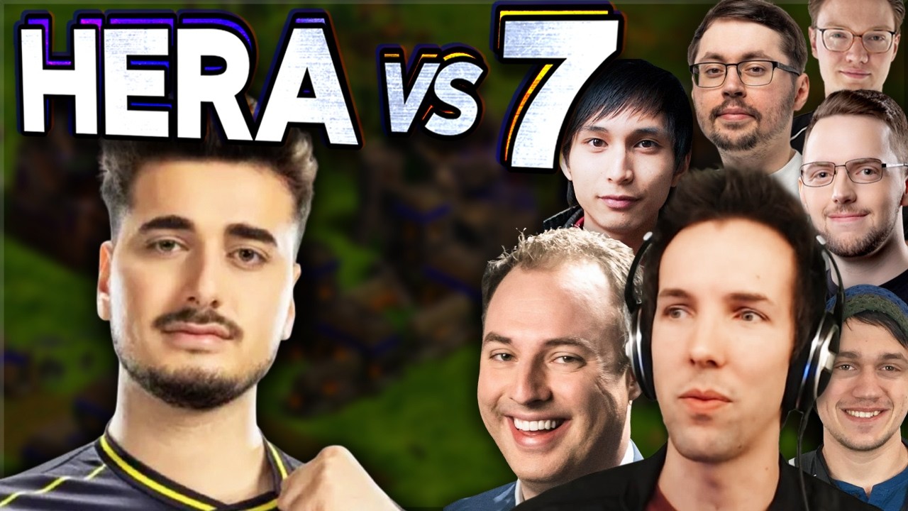 1 Hera vs 7 Esports Pros!