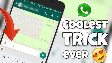 Whatsapp coolest Trick EVER | without application send blank messages..on whatsapp