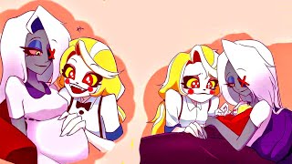 Who is the father? 🥸 HAZBIN HOTEL COMIC DUB [ Vaggie & Charlie ]