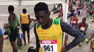 World Under 18 Champion Antonio Watson 47 .59 Class 1 Boys 400M