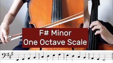 F# Minor Scale (Natural, Harmonic, Melodic) Cello Tutorial