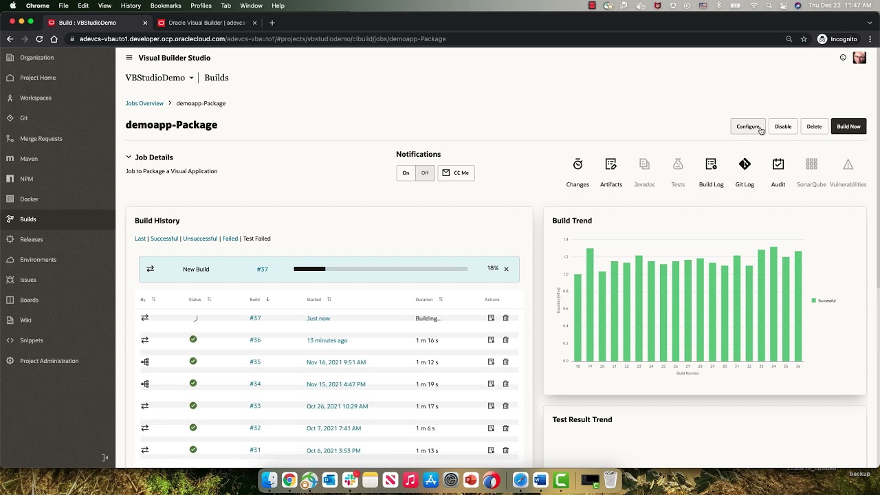 Visual Builder Deployment Across Instances