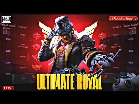 BGMI RANK PUSH | ULTIMATE ROYALE LIVE RANK PUSH | BGMI LIVESTREAM #bgmi ...