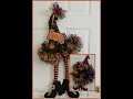 Tricia's Creations: Halloween Witchy Hat Wreath with Bonus Craft!