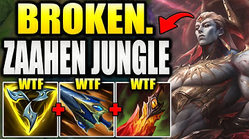 HOW TO PLAY ZAAHEN JUNGLE – THIS NEW CHAMP IS 100% BROKEN!
