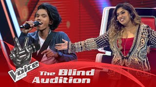 Kavinu | Sihina Mawannethi (සිහින මවන්නැති) | Blind Auditions | The Voice Teens Sri Lanka