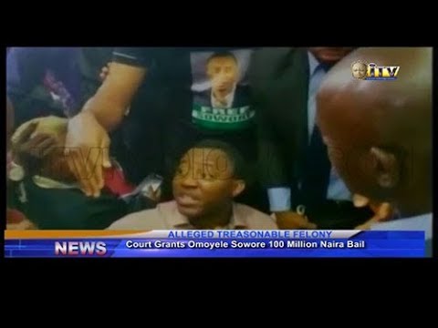 benin city to lagos flight Court grants Omoyele Sowore 100 Million Naira Bail