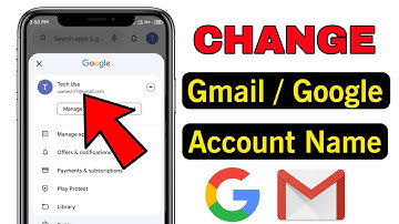 How To Change Gmail id or Google Account Name