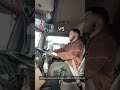 When you first start truck driving vs 1 year later shorts trucker funny share viral