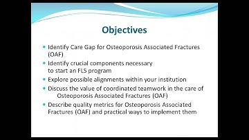 Starting a Fracture Liaison Service (FLS)