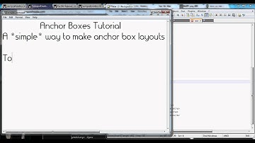 Anchor Box Layout Tutorial