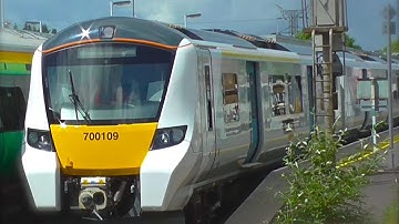 Brand New Thameslink Desiro City Class 700 - 700106 & 700109 At Three Bridges On Test