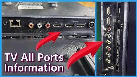 smart tv input output port full details in hindi | RCA, HDMI,USB,Aux, Line out, antena etc ports