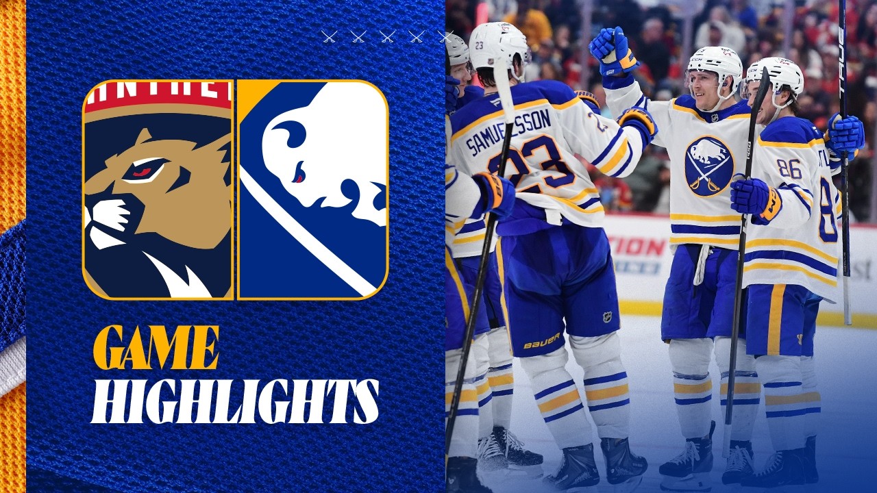 SABRES BEAT PANTHERS 3-2 IN FLORIDA | Buffalo Sabres Highlights