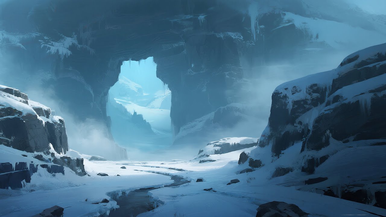 Fantasy Relaxing Music - In the Deep Stillness, Winter Writes the Way (Ambient Soundscape)