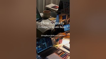 How to study 5 chapters in one hour?🥹💔💯 #study #studymotivation #exam #howto #trending