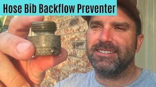 Hose Bib Backflow Preventer