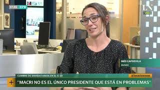 Inés Capdevila: Macri isn't the only G20 leader in a complicated situation