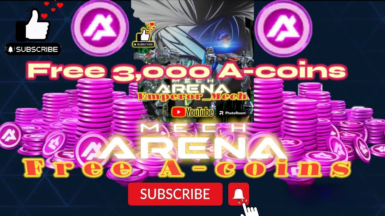 how to get free Acoins in the mech arena 3000