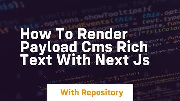 How to render payload cms rich text with next js
