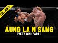 Every aung la n sang win part 1  one full fights