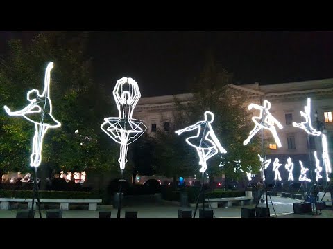 BALLERINA SEQUENCE - PIAZZA DELLA SCALA - ALLA SCALA THEATER SQUARE - MILAN - ITALY-November 8 2024
