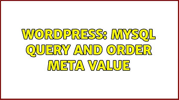 Wordpress: Mysql query and order meta value