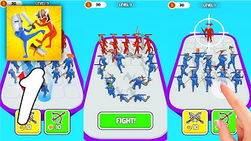 Ragdoll Merge Masters Gameplay Walkthrough #1 - Level 1 ~ 19 (Android, IOS)