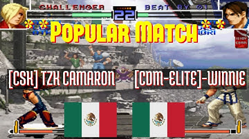 @kof2002: [CSK] TZK CAMARON (MX) vs [CDM-ELITE]-WINNIE (MX) [King of Fighters 2002 Fightcade] Nov 7