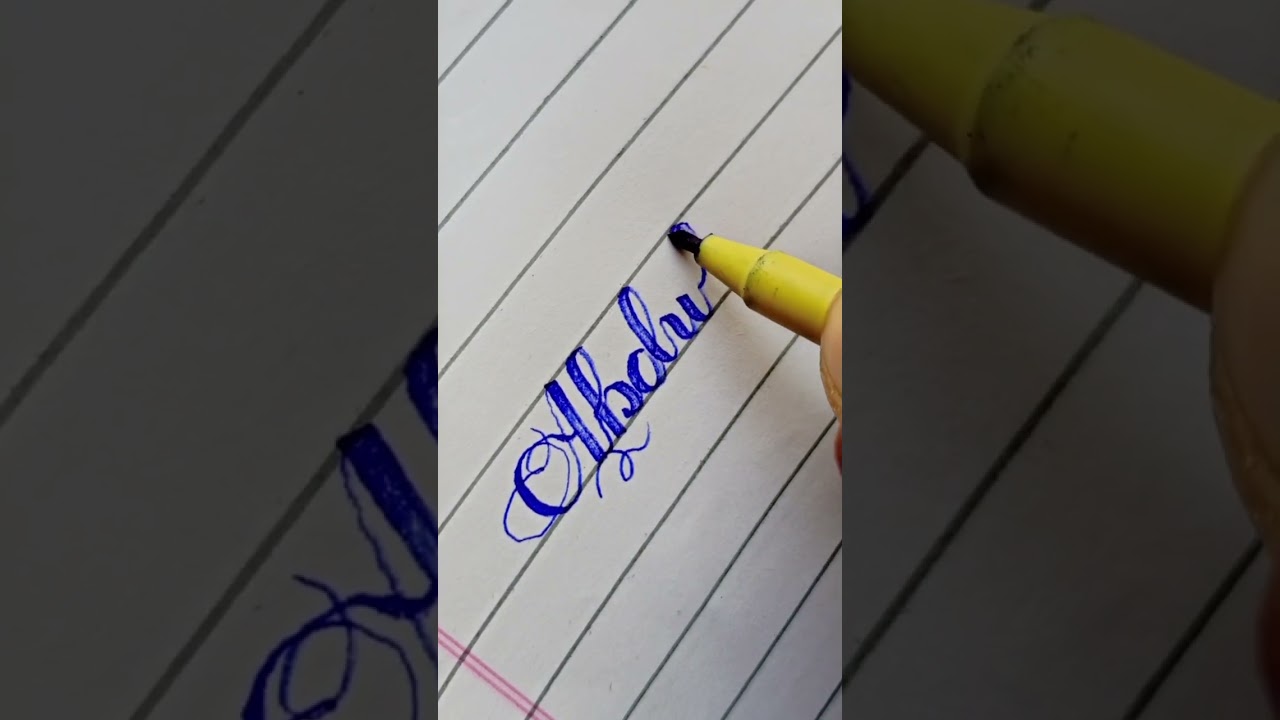 Chaligraphi ang handwriting skills