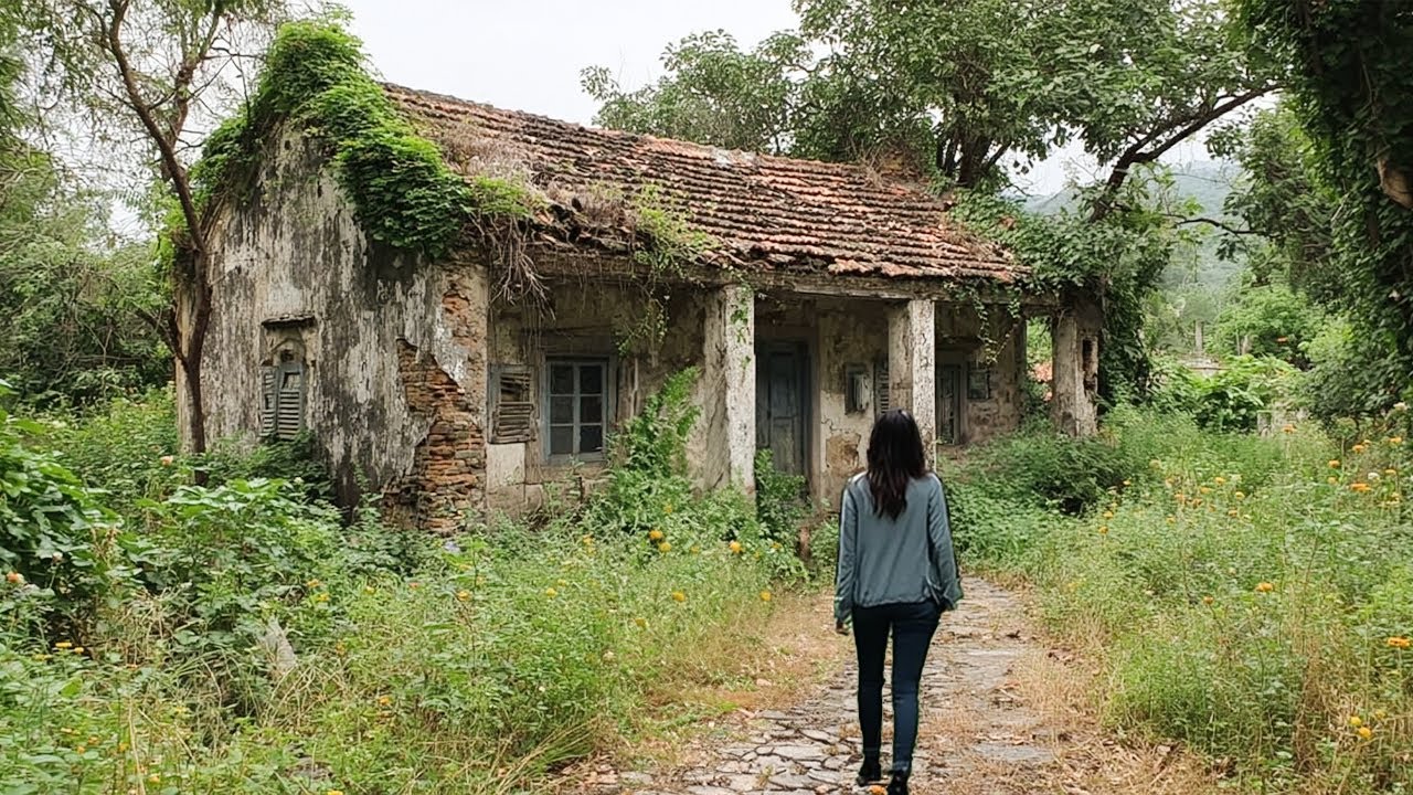 Escaping Abusive Husband, Single Girl Transforms Dilapidated House into Gorgeous and Gets a New Life