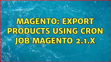 Magento: Export products using cron job Magento 2.1.x