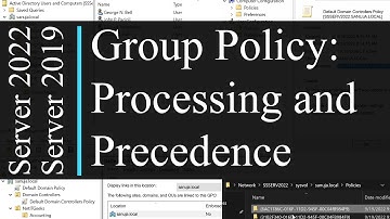 Group Policy Objects (GPO): Processing and Precedence - Windows Server 2022 / 2019 / 2016 / 2012