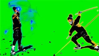 New Den Hip Hop Bundle Hyatto Emote Free Fire Green Screen