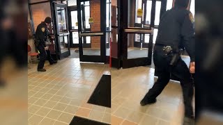 Watch Cops Freak Out Over Squirrel Breaking Into Police Precinct