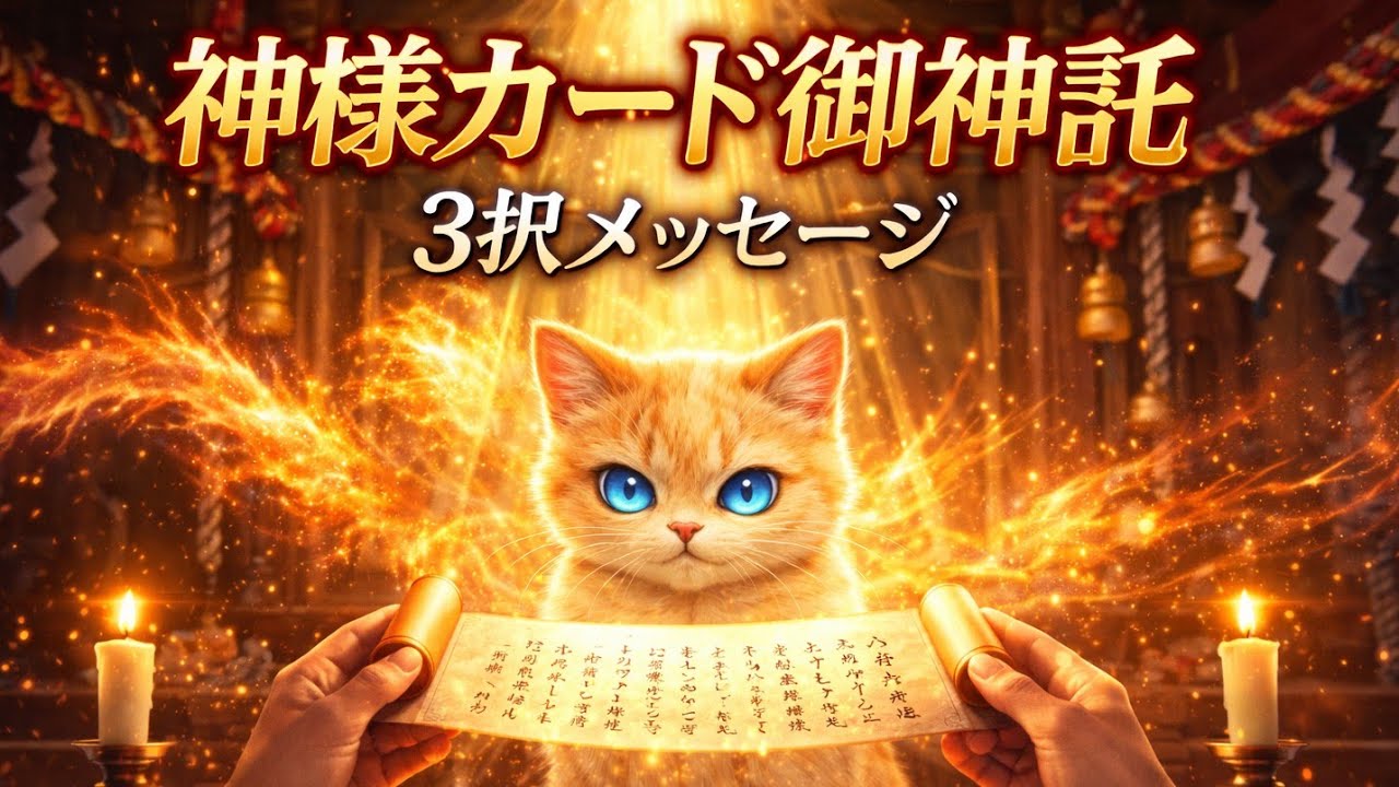 神様カード御神託✴️シンクロニシティを感じる高波動タロット占い