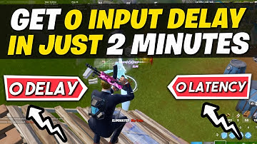 🔧 Fortnite Chapter 3: Drastically, Reduce Lag & Input Delay | Fortnite Input Delay Guide ✅