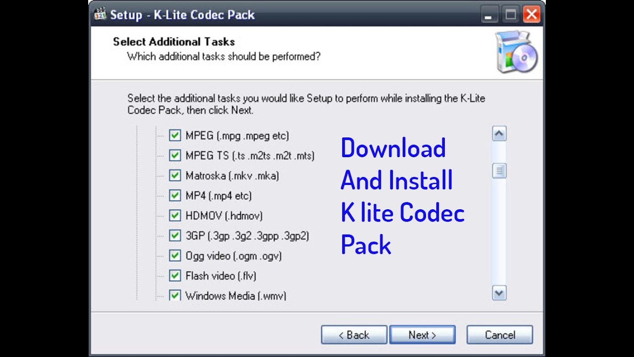 How To Download And Install K Lite Codec Pack Full ...