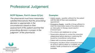 SCPP Prescriptive Authority Level I Q&A excerpt
