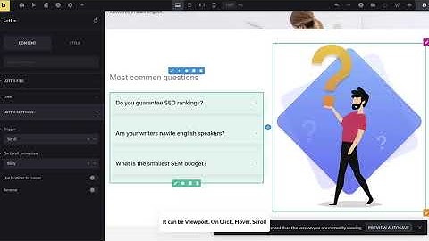 How to use Lottie Element in Bricks Builder