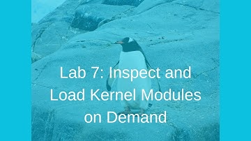 LPIC-1 Lab 7: Inspect and Load Kernel Modules on Demand