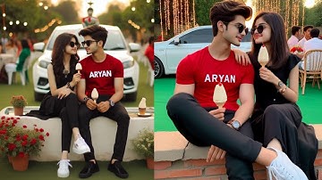 Viral Couple Ice Cream Eating Ai Photo Editing I How To Make Bing Image Creator I Bing Image Creator